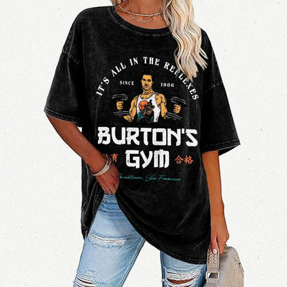Burton's Gym Vintage Distressed T-shirt
