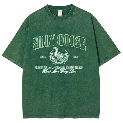 Silly Goose Official Club Vintage Distressed T-shirt