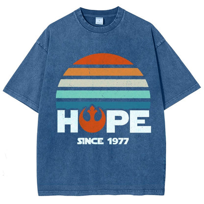 Hope Since 1977 Vintage Distressed T-shirt