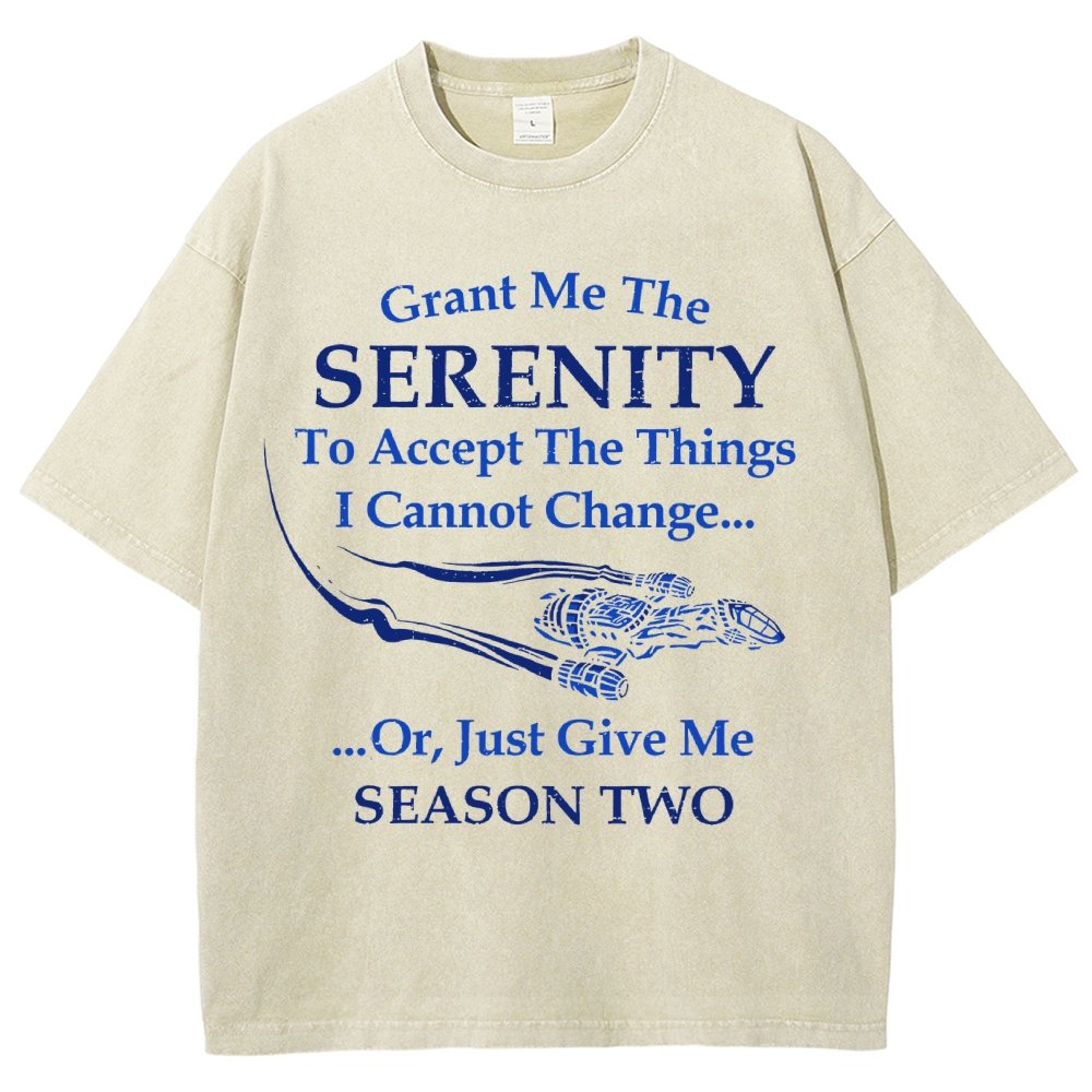 Grant Me Serenity Vintage Distressed T-shirt
