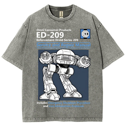 Robotic Unit Service and Repair Manual Vintage Distressed T-shirt