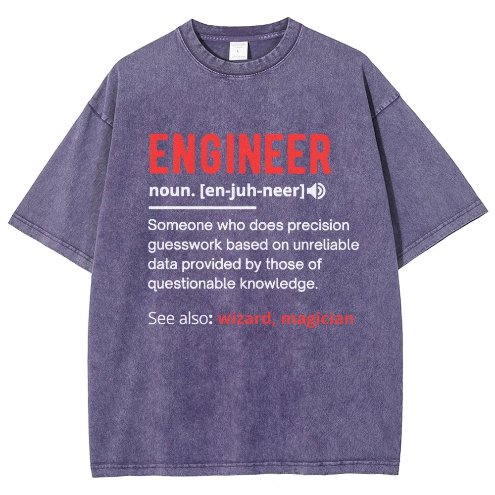 Engineer Definition Vintage Distressed T-shirt