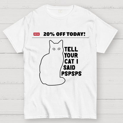 Tell Your Cat Geek T-Shirt