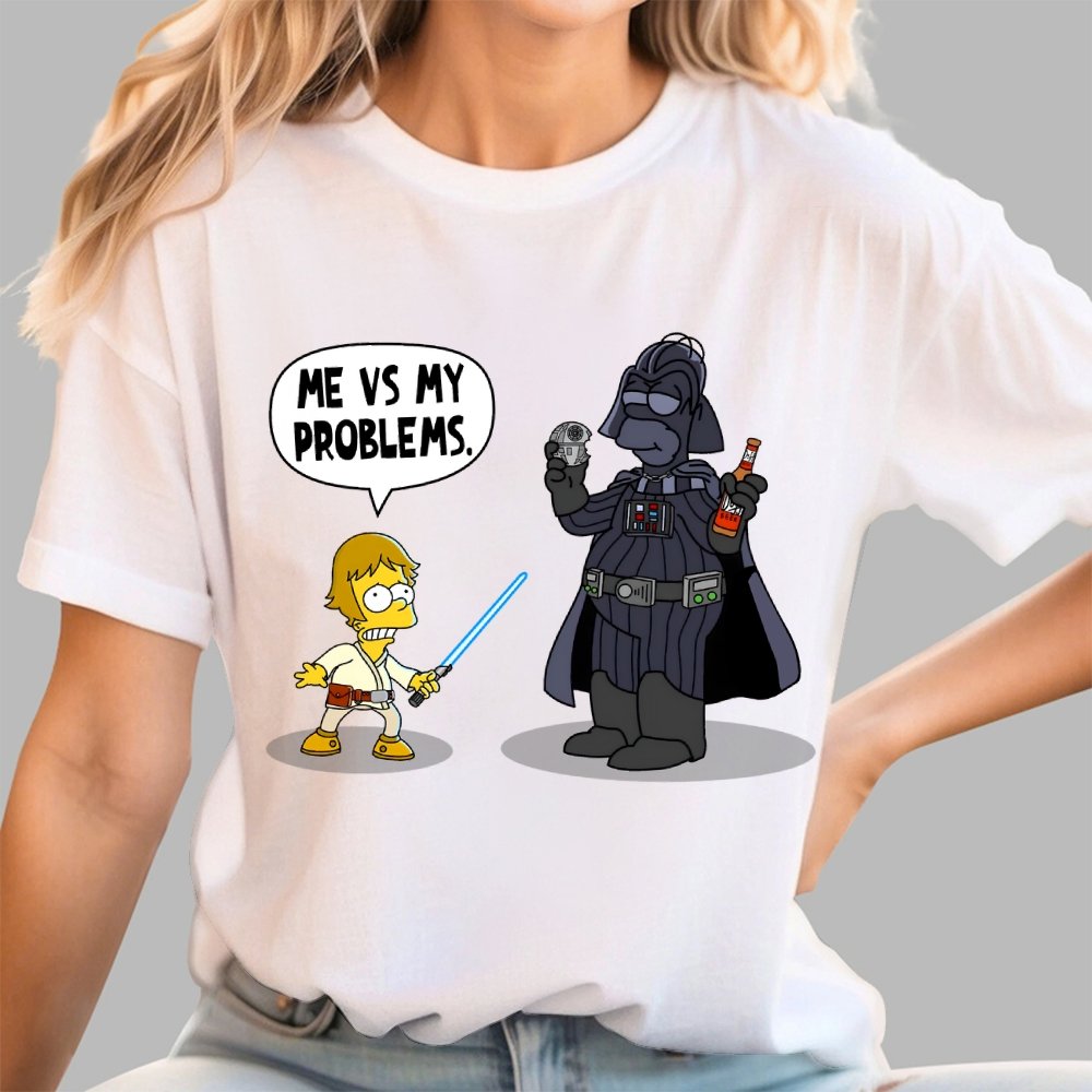 Me vs My Problems Humorous Geek T-Shirt
