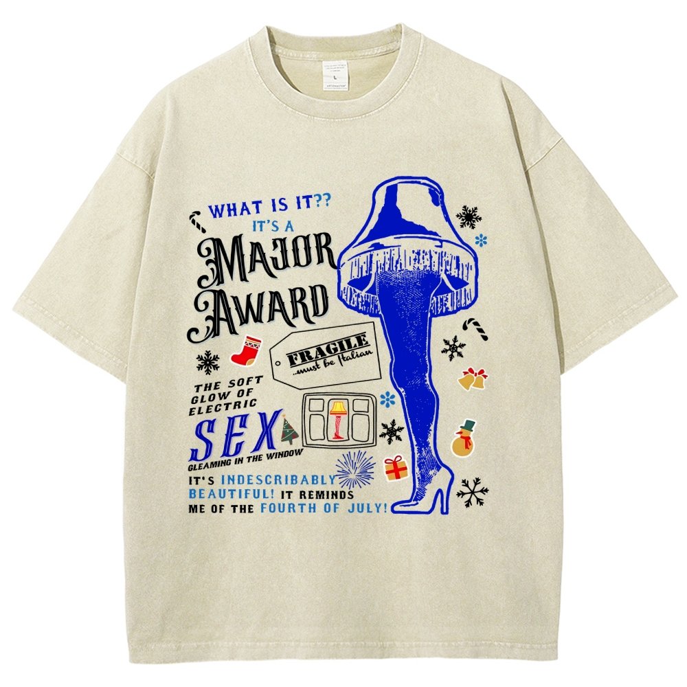 A Major Award Leg Lamp Vintage Distressed T-shirt