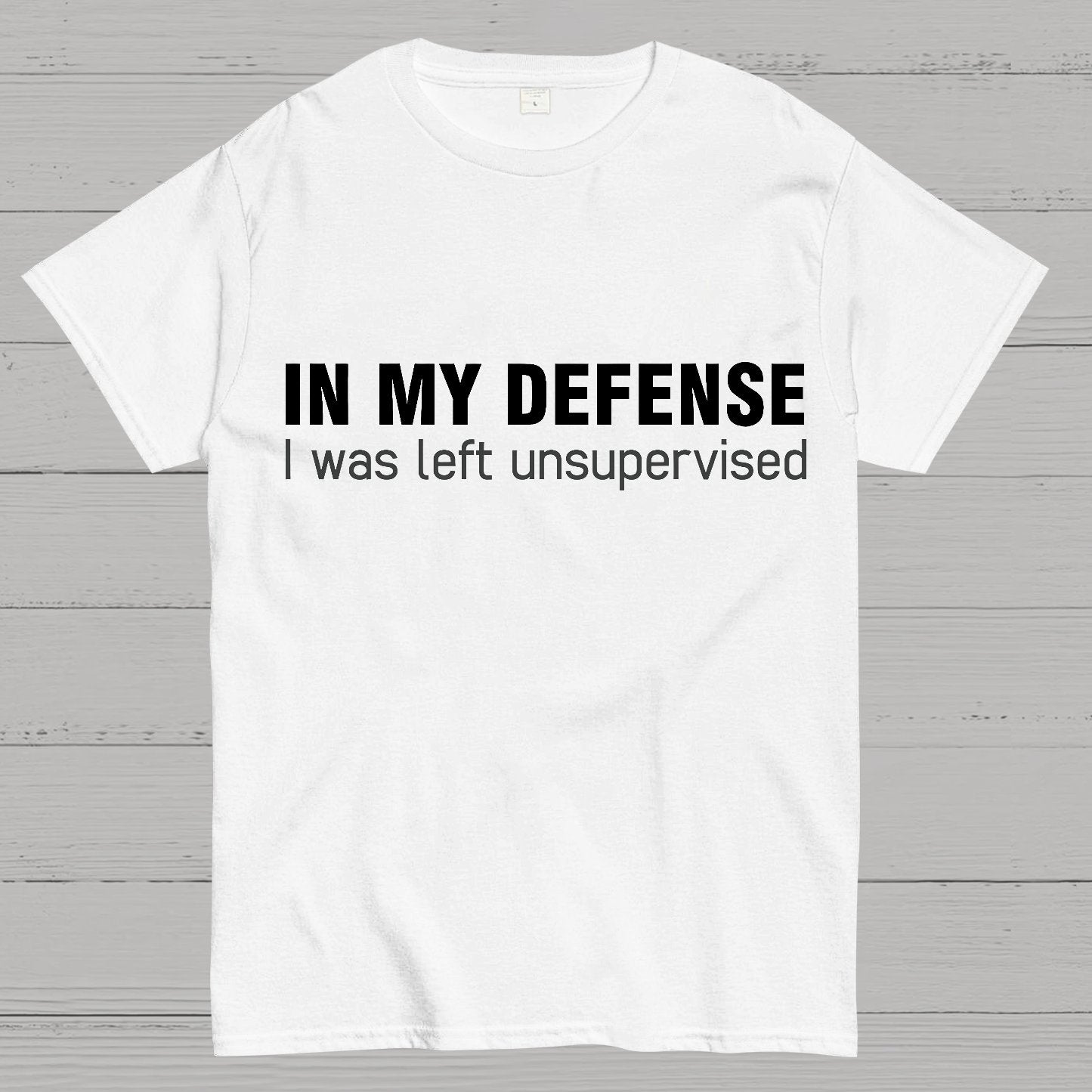 I Was Left Unsupervised Geeky T-Shirt
