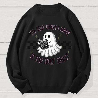 Holy Spirit Halloween Geek Cotton Sweatshirt