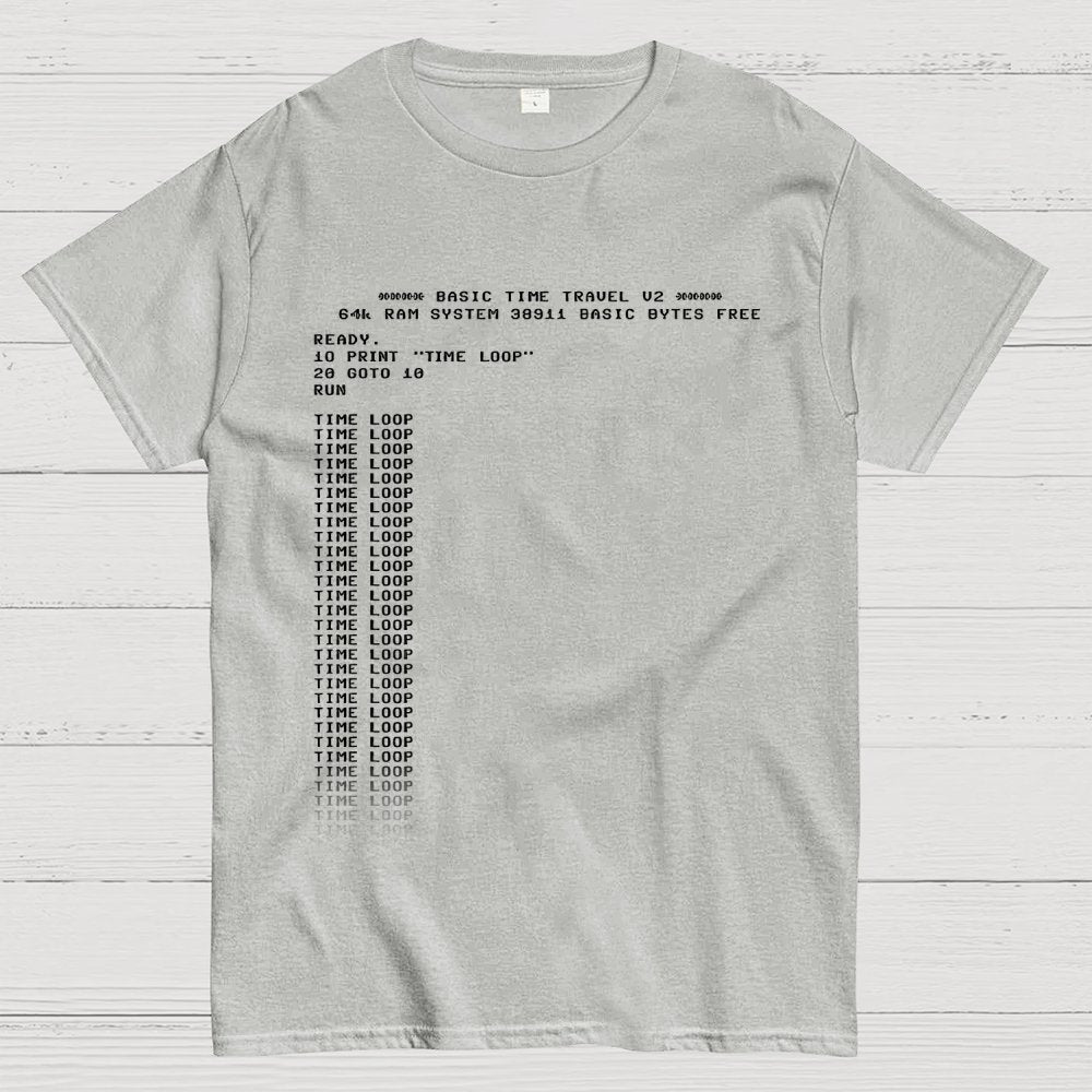BASIC Time Travel Geek T-Shirt