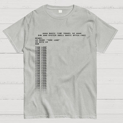BASIC Time Travel Geek T-Shirt