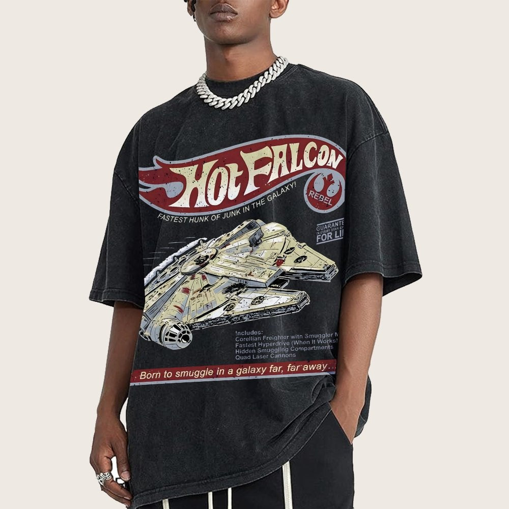 Hot Falcon Vintage Distressed T-shirt