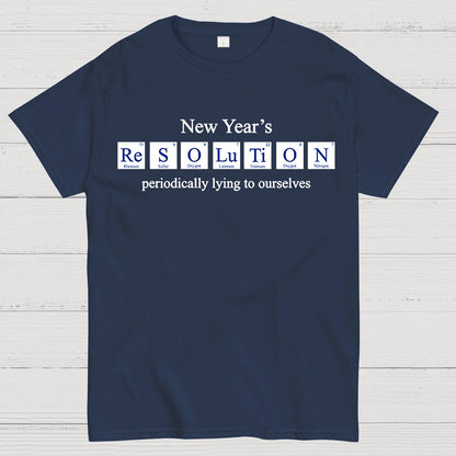 New Year's Periodic Lies Geek T-Shirt