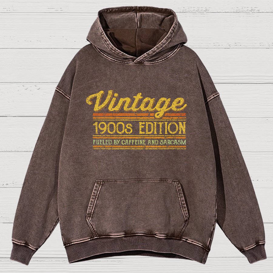1900s Edition Vintage Distressed Hoodie