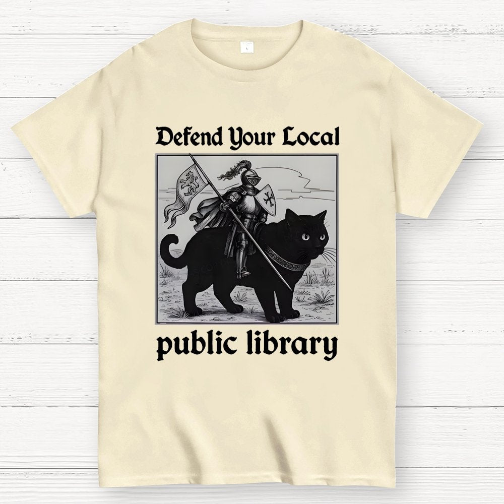 Defend Your Local public library Geek T-Shirt