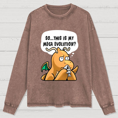 This is my Mega Evolution Washed Long Sleeve Tee