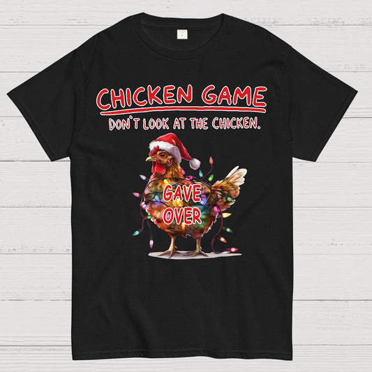 Funny Chicken Game Geek Christmas T-Shirt