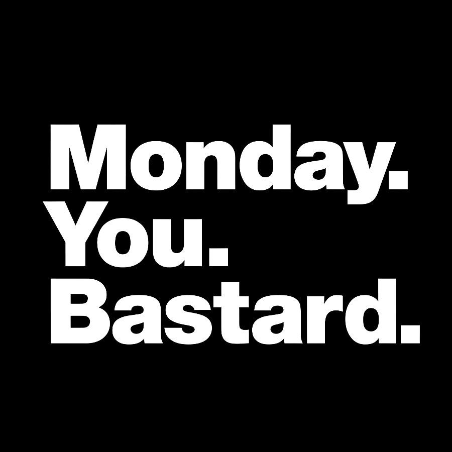 Monday. You. Bastard.Geeky T-Shirt