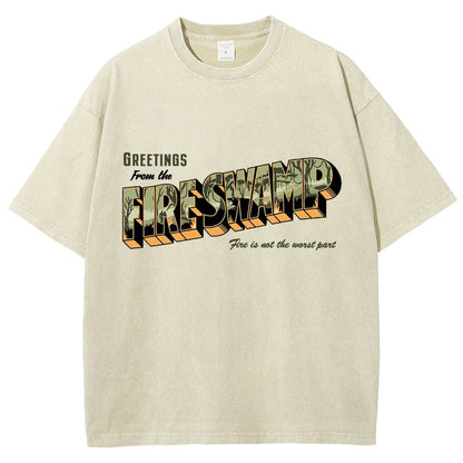 Greetings From The Mystic Swamp Vintage Distressed T-shirt