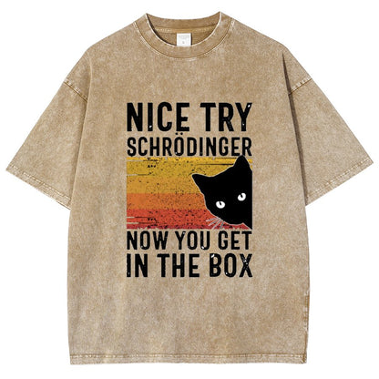 You Get Schrodinger's cat In The Box Vintage Distressed T-shirt