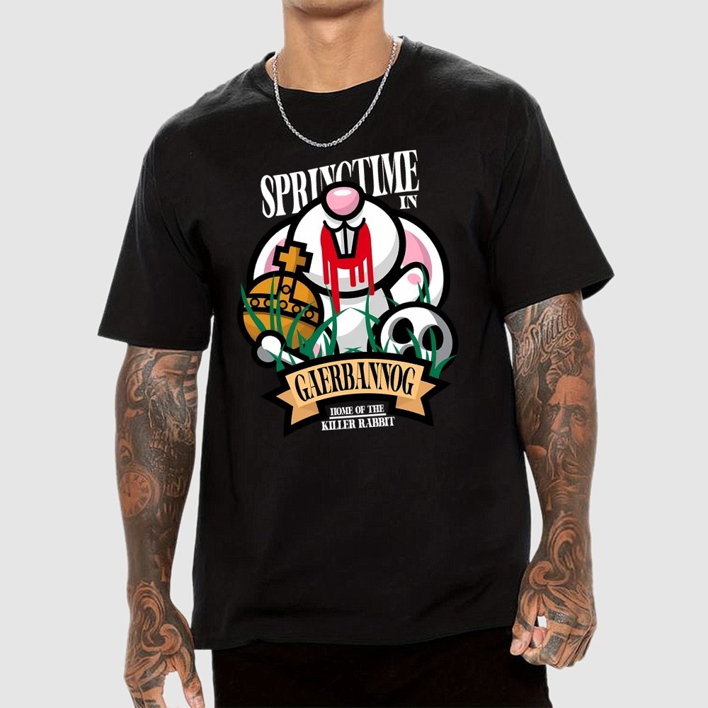 Spring Killer Rabbit Unisex Geek T-Shirt