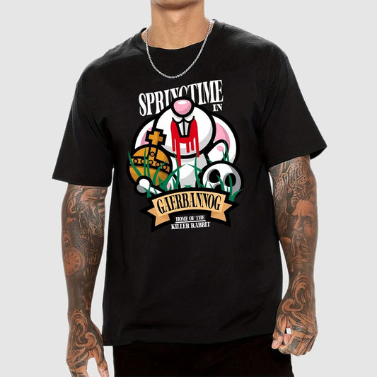Spring Killer Rabbit Unisex Geek T-Shirt