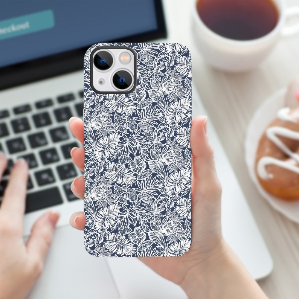 Batik Art Flowers Phone Cases