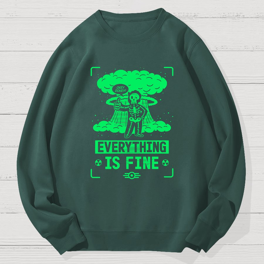 Nuclear Boy Geek Cotton Sweatshirt