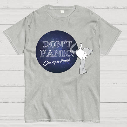 Don't Panic Grab a Towel！Geek T-Shirt