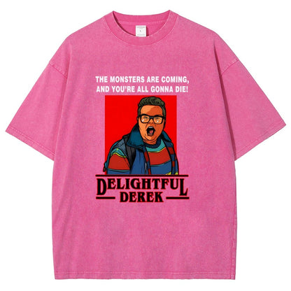 Delightful Hero Vintage Distressed T-shirt