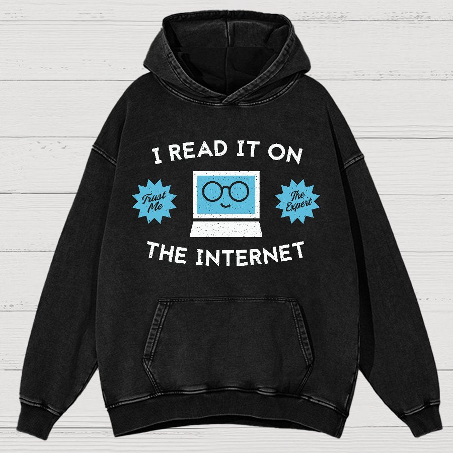 I'm An Internet Expert Vintage Distressed Hoodie