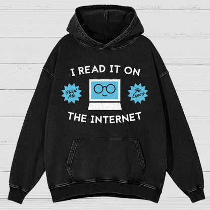I'm An Internet Expert Vintage Distressed Hoodie