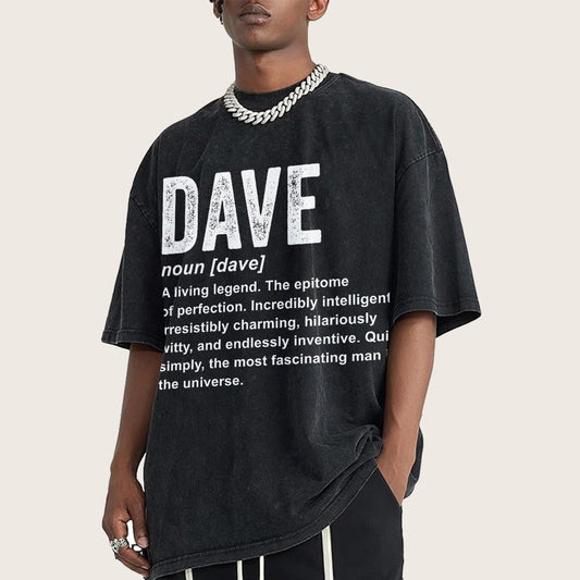 Dave Definition  Funny Dave Vintage Distressed T-shirt