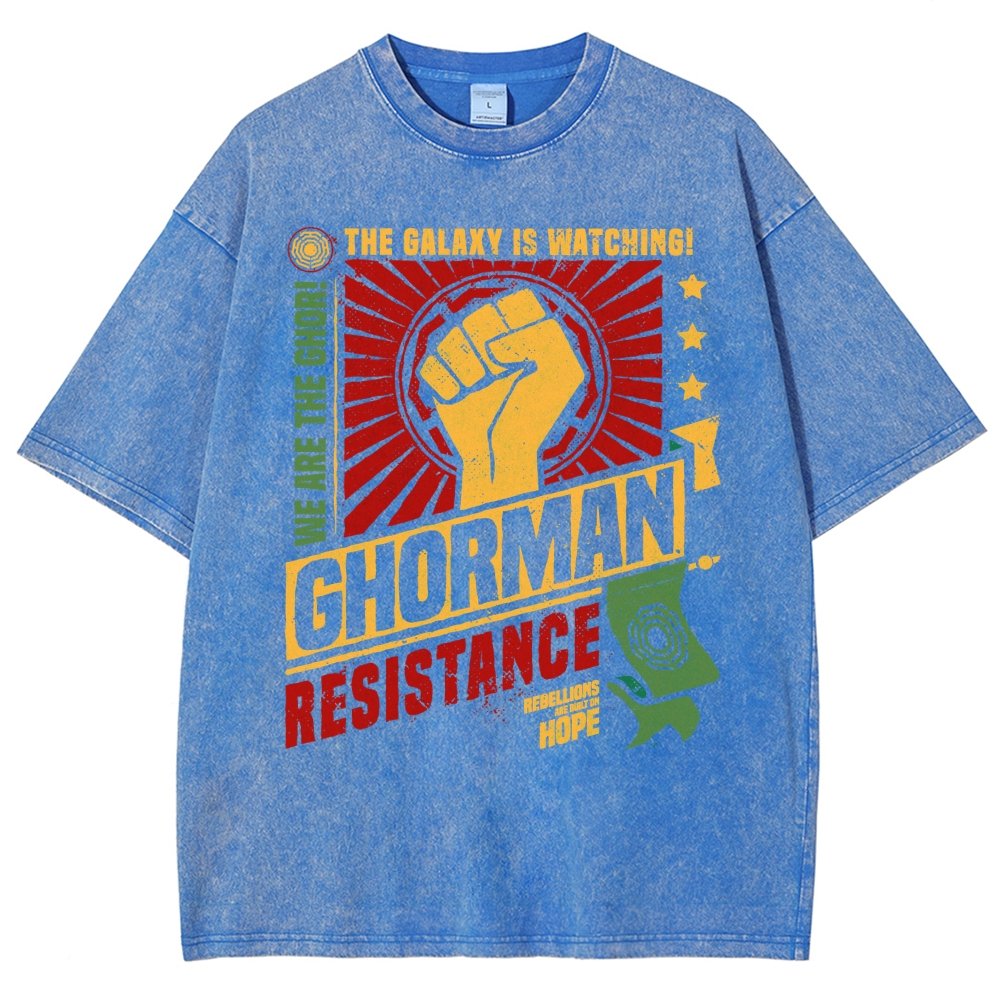 Galactic Resistance Vintage Distressed T-shirt