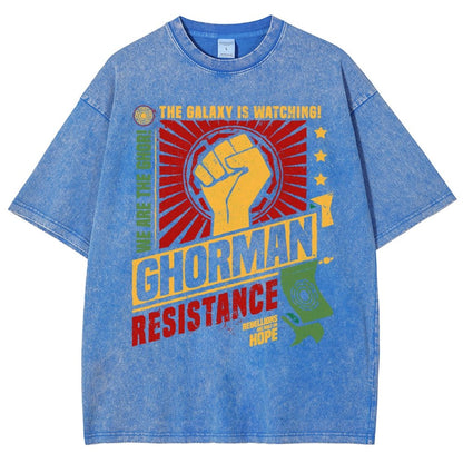 Galactic Resistance Vintage Distressed T-shirt