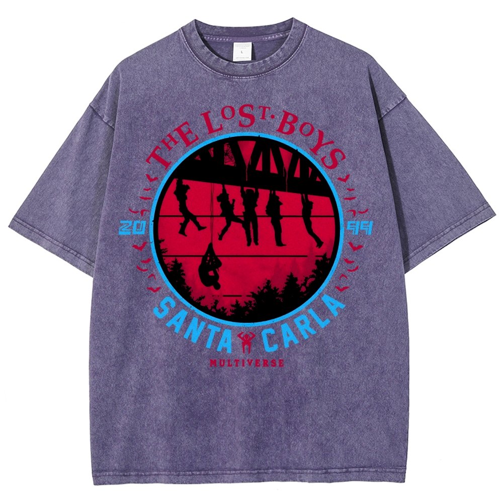 Futuristic Wanderers 2099 Vintage Distressed T-shirt