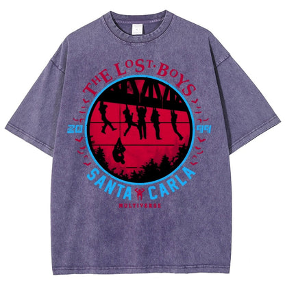Futuristic Wanderers 2099 Vintage Distressed T-shirt