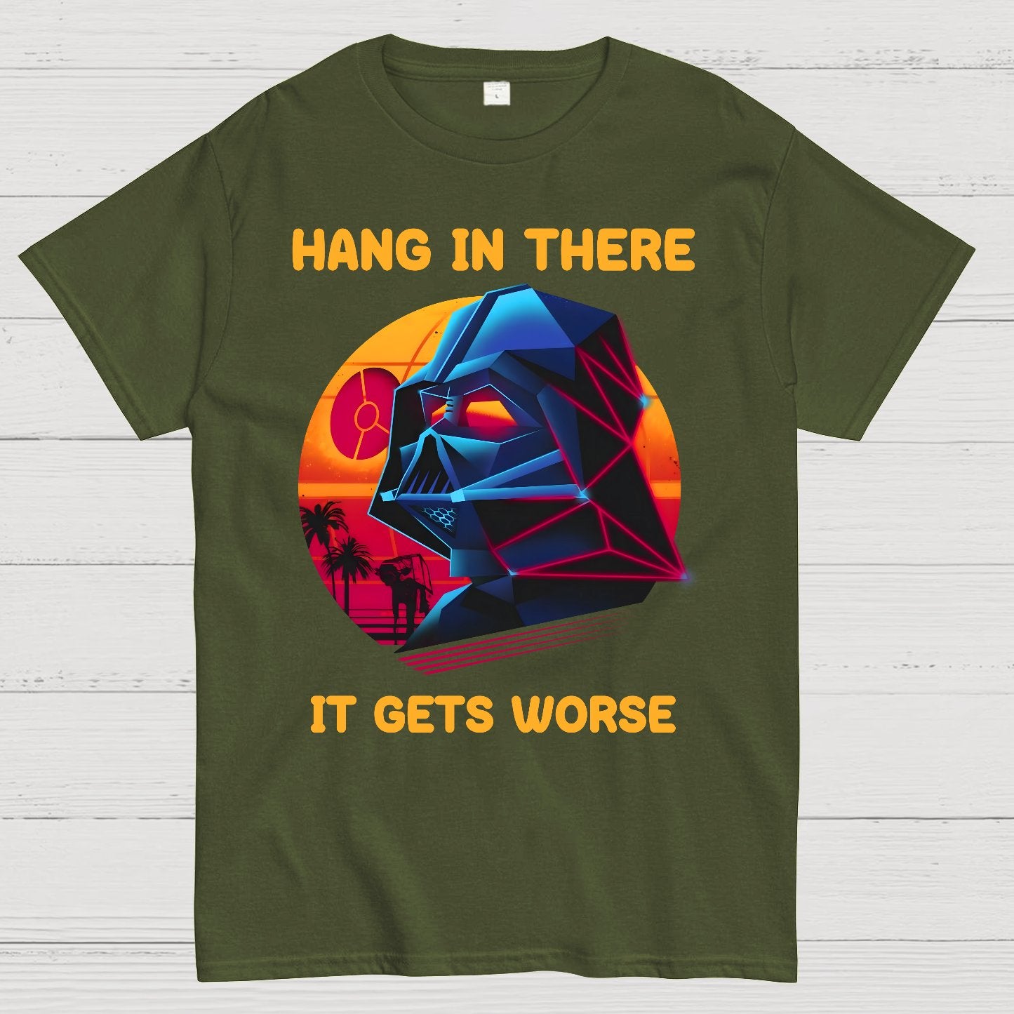 Hang In There It Gets Worse Geek T-Shirt