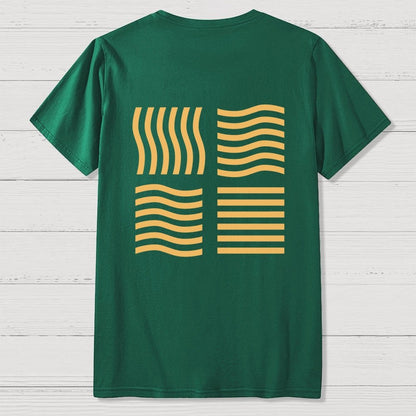 Elemental Stones  Back Printing Geek T-Shirt