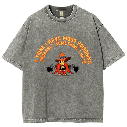 A Bad Case Of Mood Poisoning Vintage Distressed T-shirt