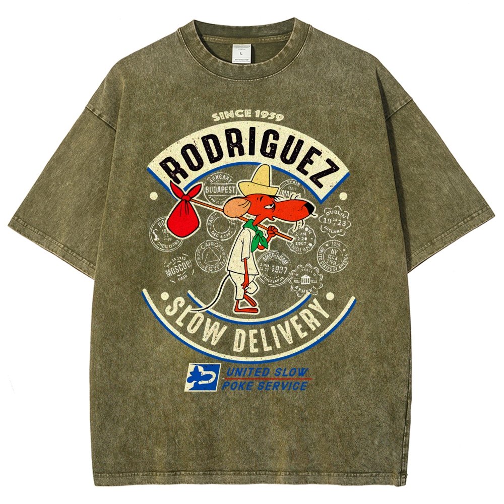 Slowpoke Delivery Service Vintage Distressed T-shirt