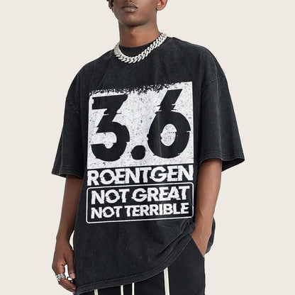 3.6 Roentgen Not Great Not Terrible Vintage Distressed T-shirt
