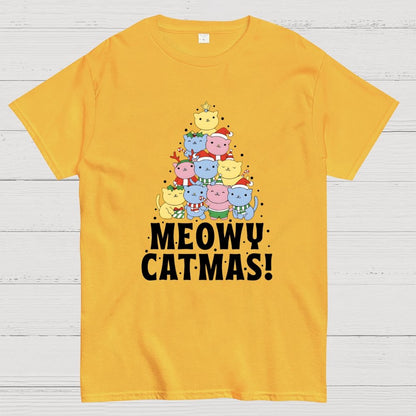 Meowy Catmas! Geek T-Shirt