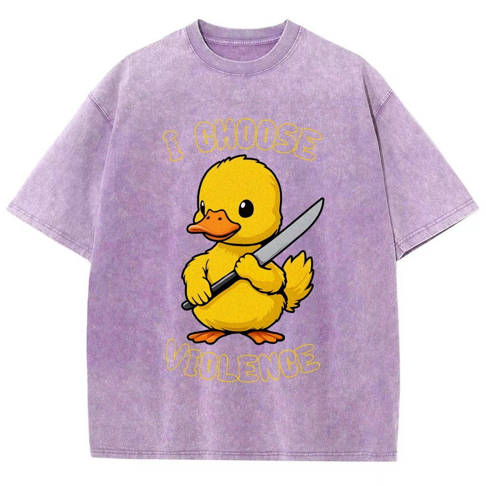 I Choose Violence Vintage Distressed T-shirt