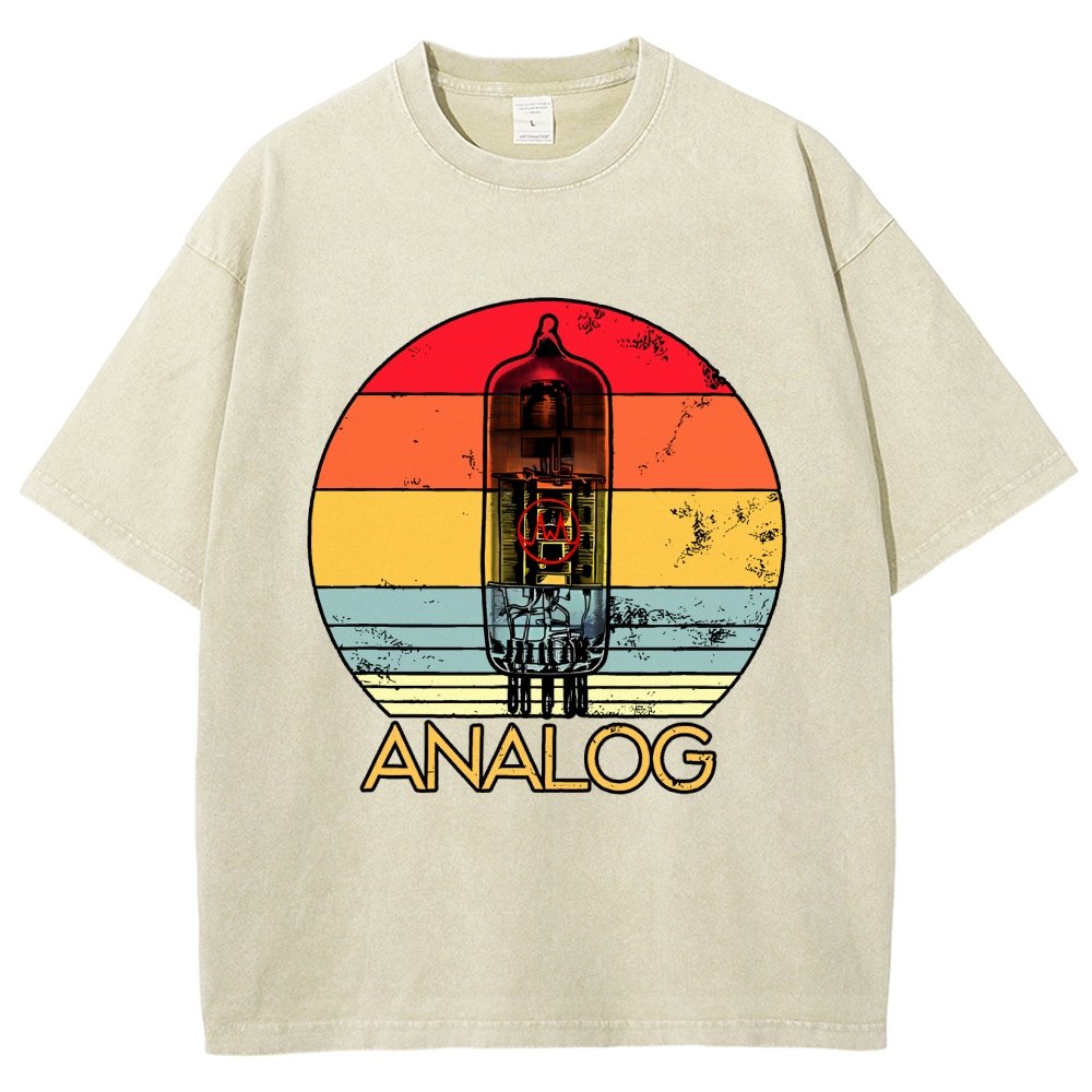Vacuum Tube Analog Vintage Distressed T-shirt