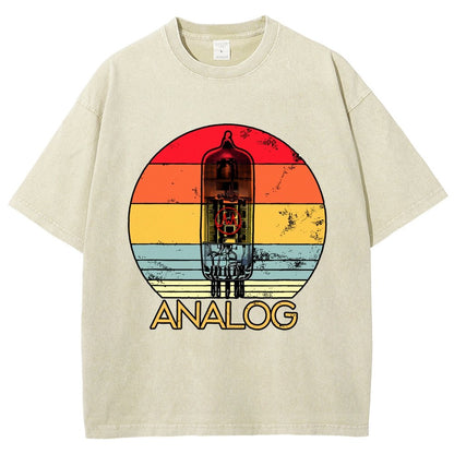 Vacuum Tube Analog Vintage Distressed T-shirt