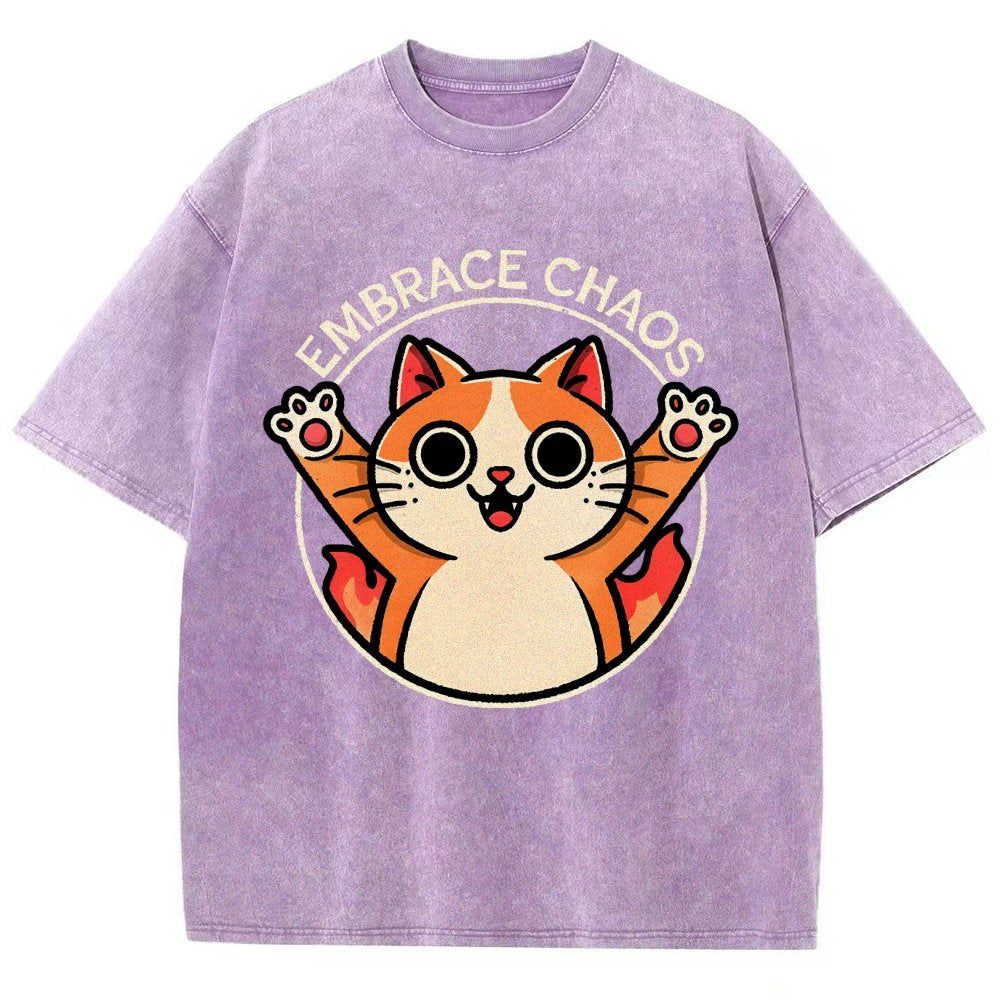 Embrace Chaos Vintage Distressed T-shirt