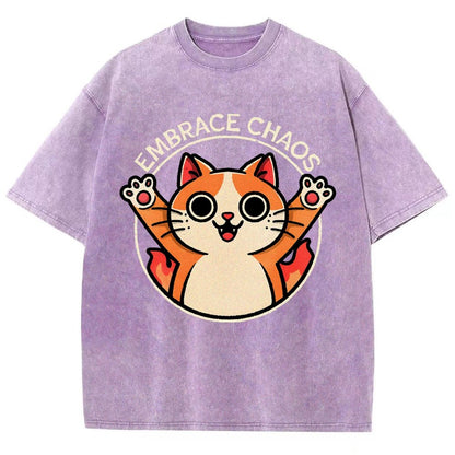 Embrace Chaos Vintage Distressed T-shirt