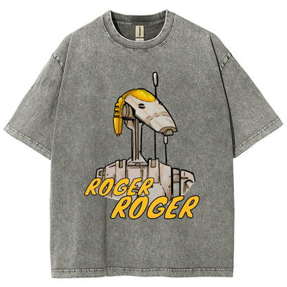 Roger, roger Vintage Distressed T-shirt