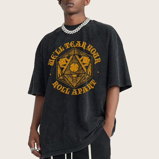 Lament D20 Vintage Distressed T-shirt