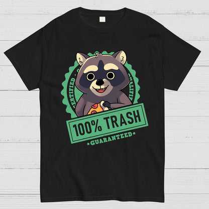 100% Cute Trash Panda Raccoon Seal Geek T-Shirt