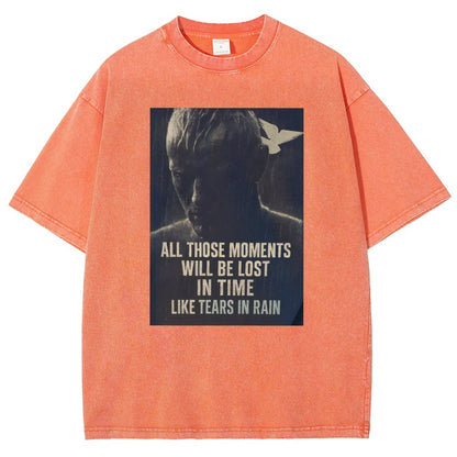 Like Tears in the Rain Vintage Distressed T-shirt